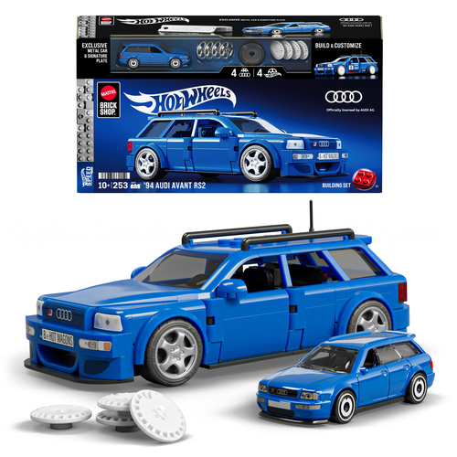 Costruzioni Mattel JGR28 BRICK SHOP HOT WHEELS SPEED Audi Avant RS2 '9