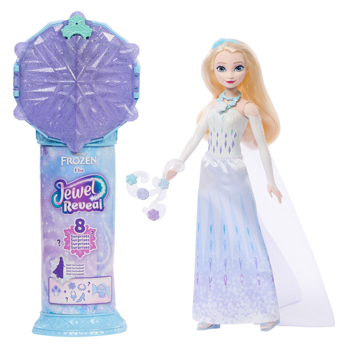 Bambola Mattel JJY36 FROZEN Elsa Jewel Reveal