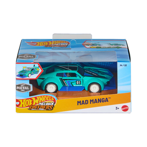 Automodello Mattel HPR70 HOT WHEELS Bolide a retrocarica Assortito