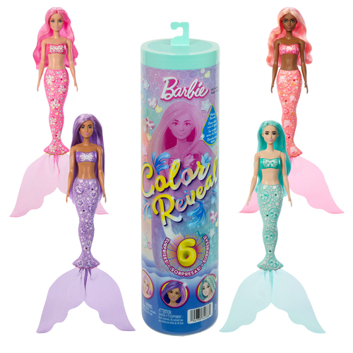 Bambola Mattel JMW61 BARBIE Color Reveal Tesori del Mare Assortito