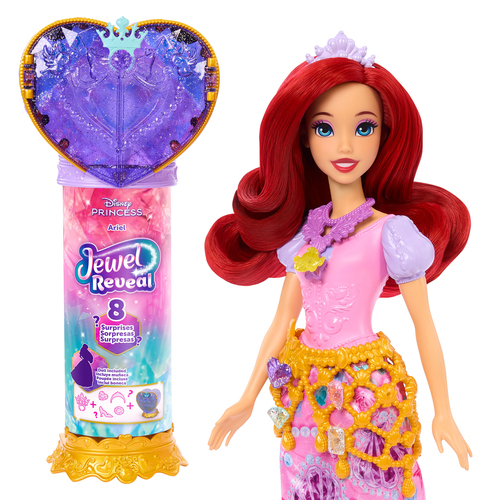 Bambola Mattel JHL49 DISNEY PRINCESS Ariel Jewel Reveal