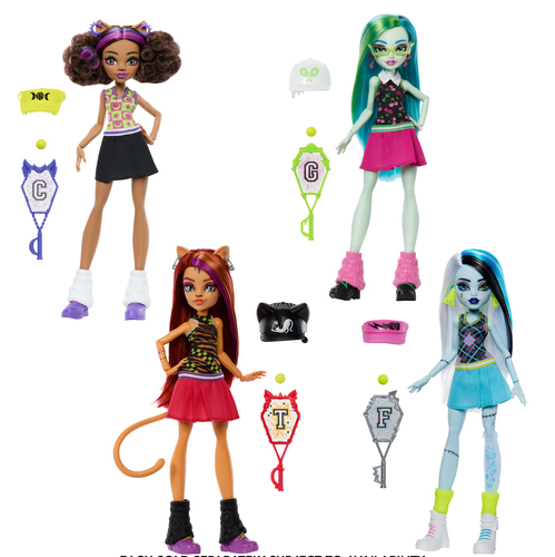 Bambola Mattel HYV64 MONSTER HIGH Buried Secrets Cozy Creepover Assort