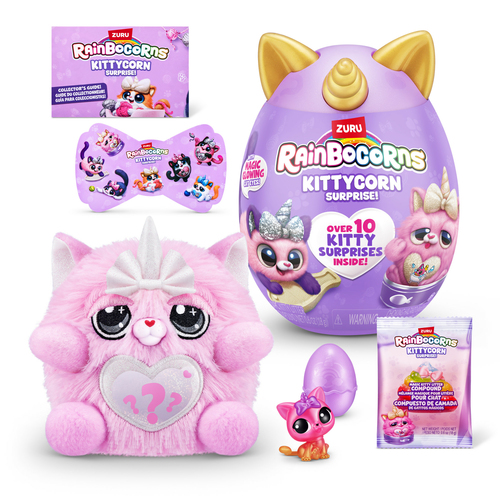 Peluche Zuru ZUR9279 RAINBOCORNS Gattino Kittycorn Surprise Assortito