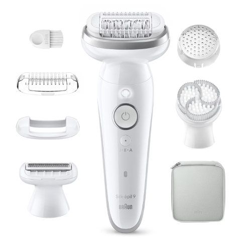 Epilatore Braun SES9 061 SILK EPIL 9 White e Silver