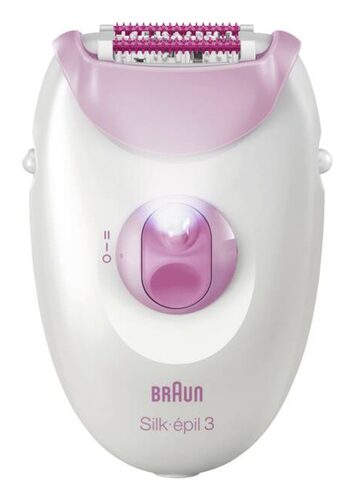 Epilatore Braun SE3 000 SILK EPIL 3 White e Pink