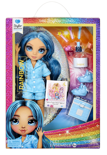 Bambola Mga 120360EUC RAINBOW HIGH  Junior High Pj party Dolls Assorti