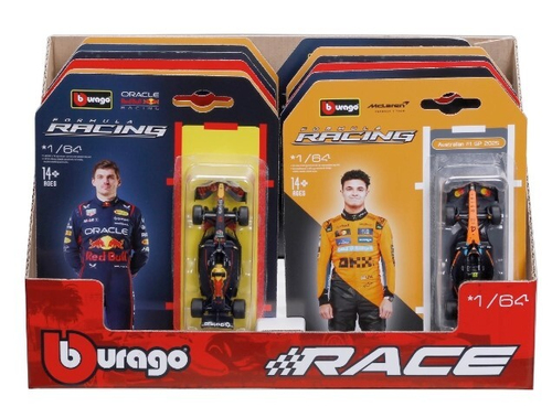 Automodello Bburago 18-60165 FORMULA RACING Teams F1 2025 Assortito