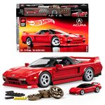 Mattel - Costruzioni Mattel JFT17 BRICK SHOP HOT WHEELS ELITE Acura NSX 1:16