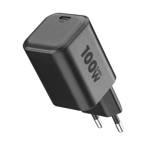 Caricabatterie Cellular Line ACHUSBCGAN100WLAPK 100W GaN+ Black