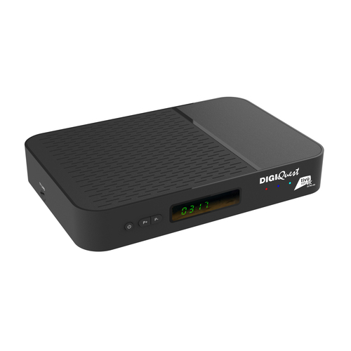 Decoder Digiquest RICD1247 TIVUSAT AX3 Combo 4K Black