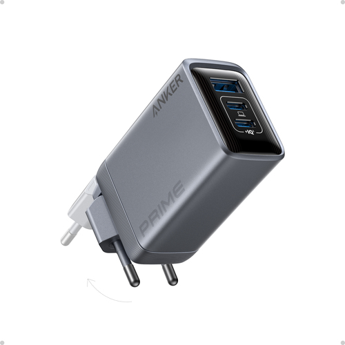 Caricabatterie Anker A2688341 PRIME Charger GaN 100W Black e Gray