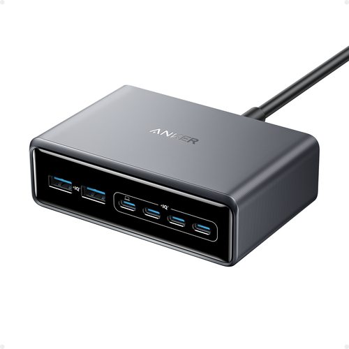 Caricabatterie Anker A2683341 PRIME Charger GaN 200W Gray e Black