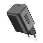 CELLULAR LINE - Caricabatterie Cellular Line ACHUSBC100WLAPSMLK 100W GaN+ Black