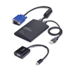 Startech.Com - Kvm switch Startech.Com NOTECONS02 VGA MDP Crash Cart Black