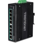Trendnet - Switch di rete Trendnet TI PG80B INDUSTRIAL su guida DIN Black