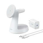 ANKER - Caricabatterie Anker B25M4G21 MAGGO Charging Station 3in1 White