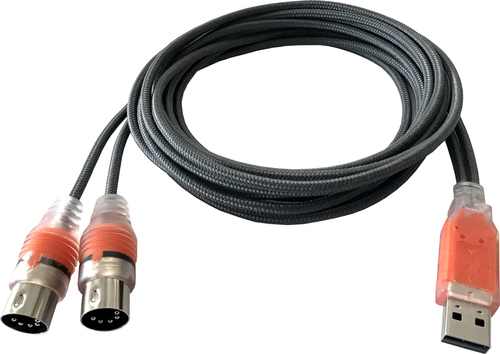 Cavo adattatore Esi MIDIMATE eX Black e Orange