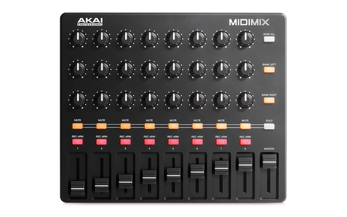 Mixer disc jockey Akai Professional MIDIMIX MIDIMIX Black e Red