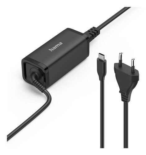 Alimentatore Hama 00200023 65W GaN Power Delivery Black