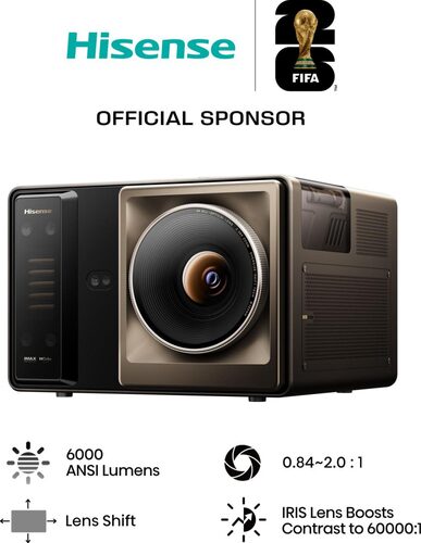 Videoproiettore Hisense 20019544 HOME THEATER XR10 Laser Bronze e Blac