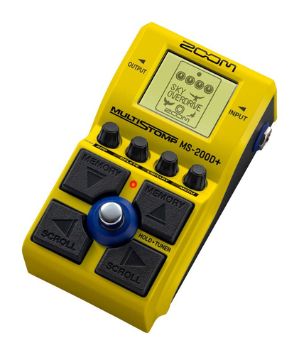 Multieffetto chitarra Zoom MULTISTOMP MS 200D+ Yellow