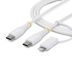 Startech.Com - Cavo USB C Startech.Com 1M U2 LNTC CABLE 2in1 con Adattatore Lightning