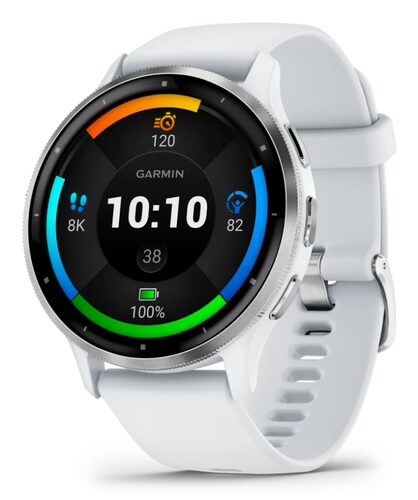 Smartwatch Garmin 010 02784 00 VENU 3 Whitestone e Silver