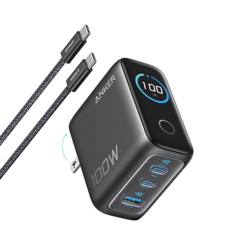 Caricabatterie Anker B121BGZ1 100W GaN Black