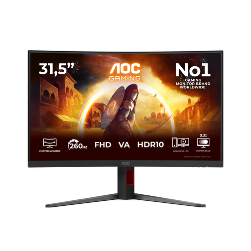Monitor Aoc C32G4Z Curvo Black