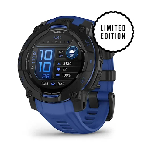 Smartwatch Garmin 010 02936 03 INSTINCT 3 Black e Bolt blue