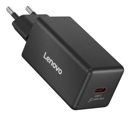Caricabatterie Lenovo 40AW65WBEU 65W GaN Black