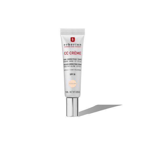 Crema colorata viso Erborian Cc crème alla centella asiatica Porcelain