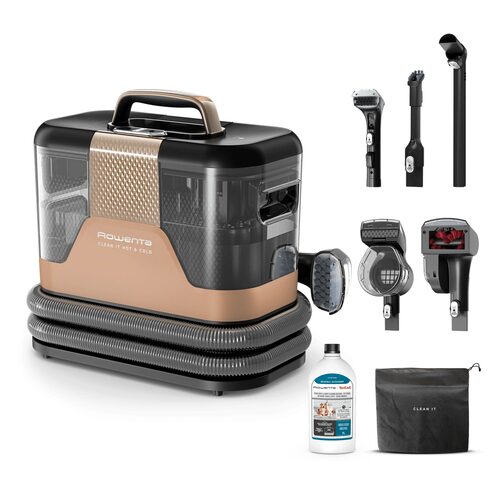 Lava tessuti Rowenta IN7021F0 CLEAN IT Hot & Cold Bronze e Black