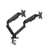 Andaseat - Supporto monitor TV scrivania Andaseat A6D 2S STEALTH II Duo Black