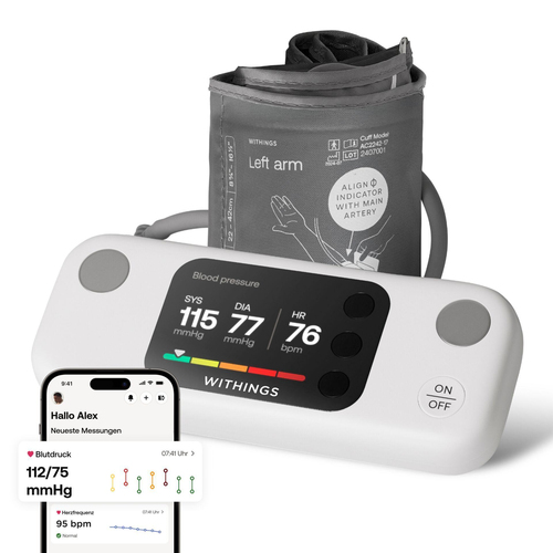 Misuratore di pressione SMART Withings WPM07 08 ALL INT BPM Vision Whi