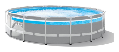 Piscina Intex 26730 PRISM FRAME con accessori Grigio chiaro