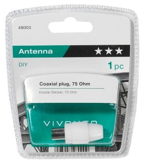 CONN.VIV.COAX.M WHT 48000