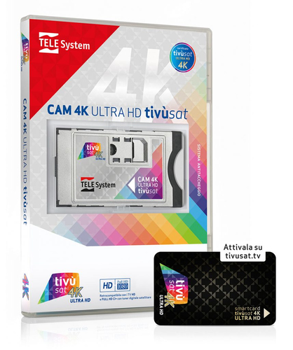 CAM TELESYSTEM TIVÙSAT 4K