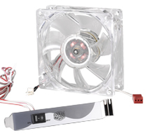 BLUE LED CM FAN 80MM SLEE