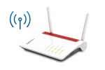 AVM-FRITZ - FRITZ!Box 6850 LTE, Wi-Fi 5 (802.11ac), Dual-band (2.4 GHz/5 GHz), Collegamento ethernet LAN, 3G, Rosso, Bianco, Router da tavolo