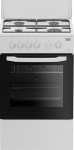 BEKO - Beko CSS42014FW, Cucina, Bianco, Pulsanti, Manopola, Frontale, Gas, 4 Fornello(i)