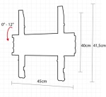 L & C DESIGN - STAFFA L&C DESIGN TILT400