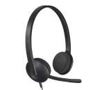 LOGITECH - Logitech H340, Cablato, Ufficio, 20 - 20000 Hz, 100 g, Auricolare, Nero