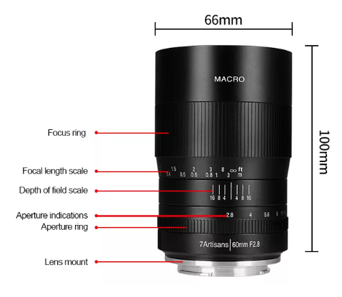7ARTISANS 60MM F/2.8 SONE
