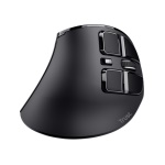 TRUST - Trust Voxx, Mano destra, Design verticale, Ottico, RF senza fili + Bluetooth, 2400 DPI, Nero