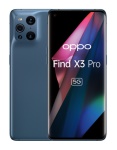 Oppo - OPPO Find X3 Pro Smartphone 5G, Qualcomm 888, Display 6.7''QHD+AMOLED 120Hz, 4 Fotocamere 2*50MP, RAM 12GB+ROM 256GB, 4500mAh, WiFi6, Dual Sim, [Versione Italiana], Colore Blue, 17 cm (6.7