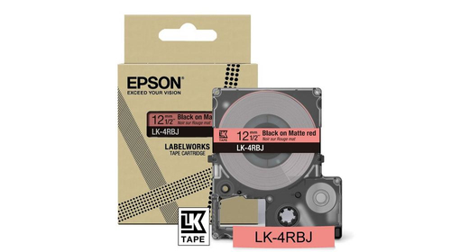Epson LK-4RBJ Nero, Rosso