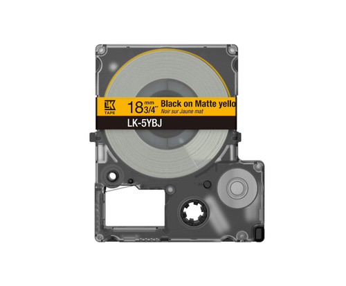 Epson C53S672075 nastro per etichettatrice Nero su giallo