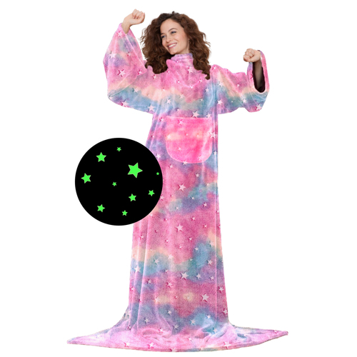 COPERTA DELUXE GLOW RAINB