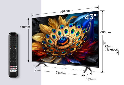 4KQLEDGOOGLETV TCL 43C69B